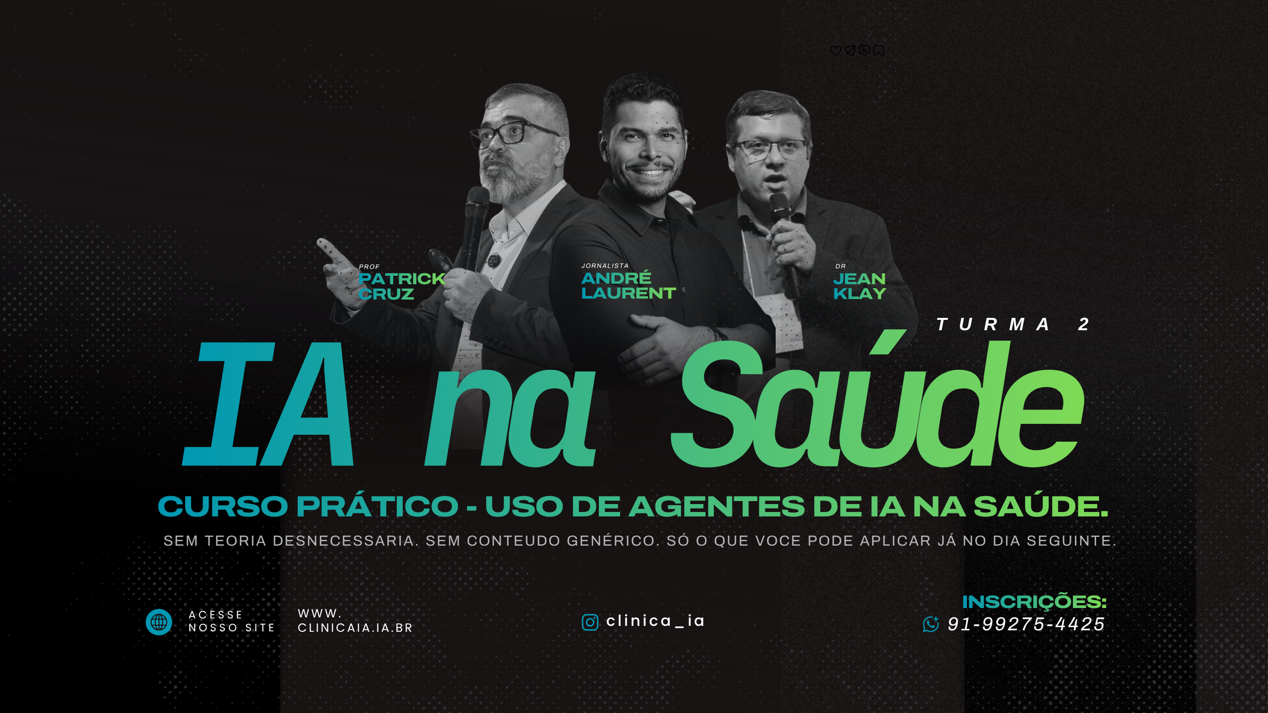 Curso Prático - Uso de Agentes de IA na Saúde | Clinica.IA